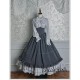 Alice Girl Duke of Victoria Corset Overskirt and Striped Skirt(1st Pre-Order/2 Colours/Full Payment Without Shipping)